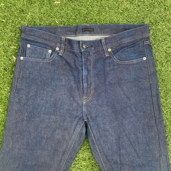 Uniqlo Men's Slim Kaihara Selvage Denim Jeans - Picture 2 of 7